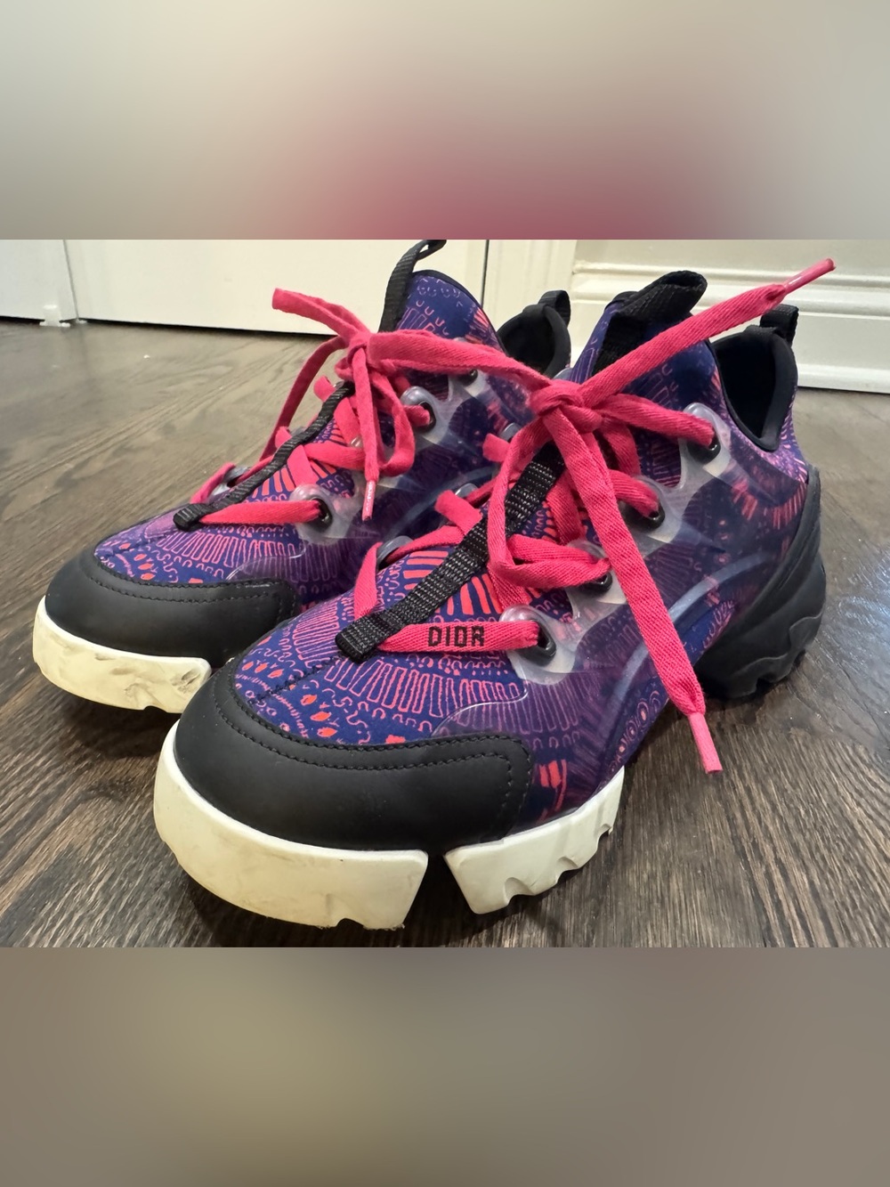 Christian Dior • Chunky Lug Sole D-Connect Fireworks Sneaker (38/7.5)